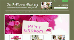 Desktop Screenshot of perthflowerdelivery.com